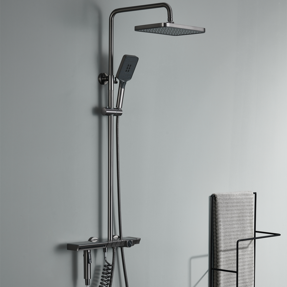 Thermostatic Shower System with Temperature Display