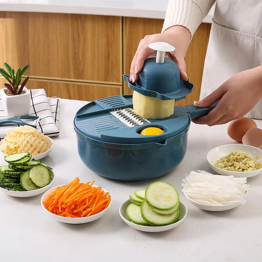 SliceMaster™ | Handmatige groente- en saladehakker